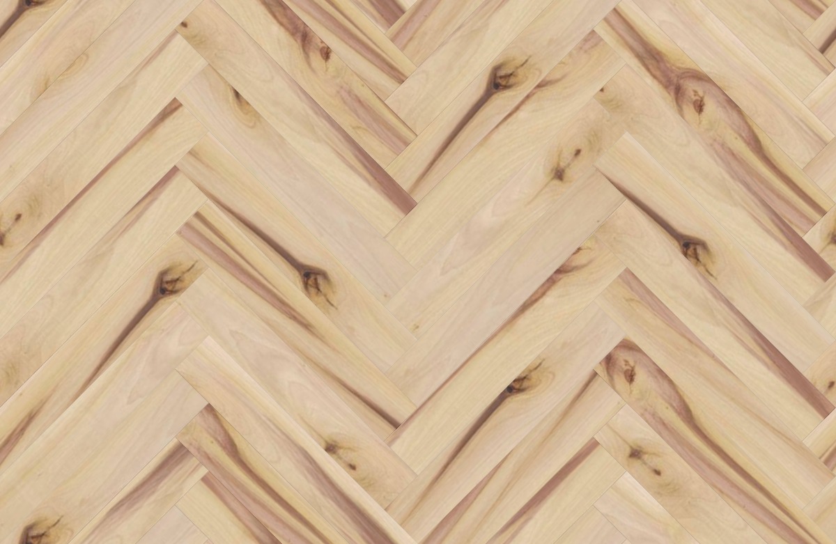 A seamless wood texture with real american tulipwood_2a boards arranged in a Herringbone pattern