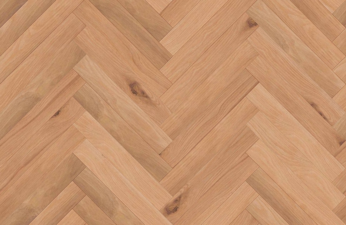 A seamless wood texture with real american white oak_1c boards arranged in a Herringbone pattern