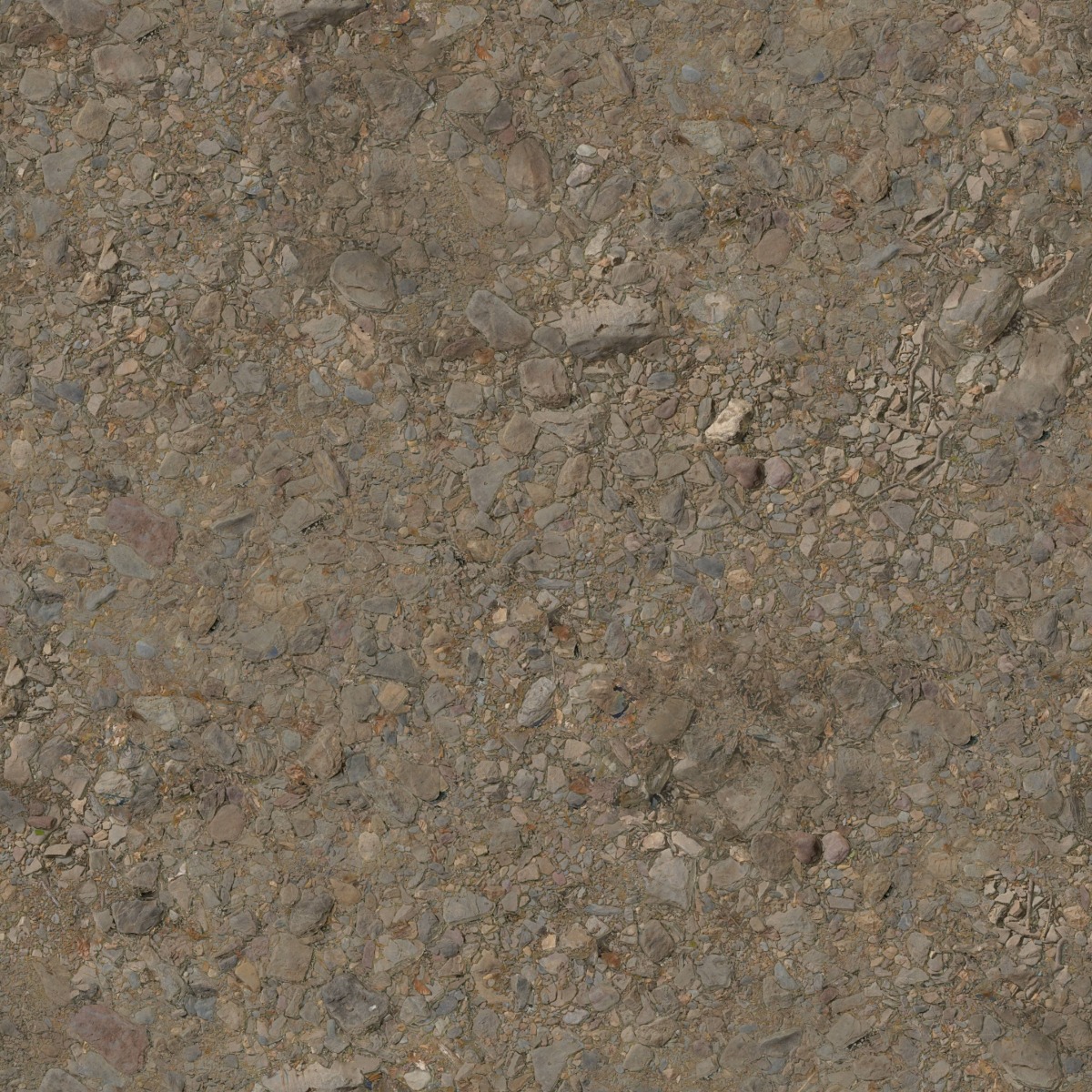 A seamless landscaping texture with river small rocks units arranged in a None pattern