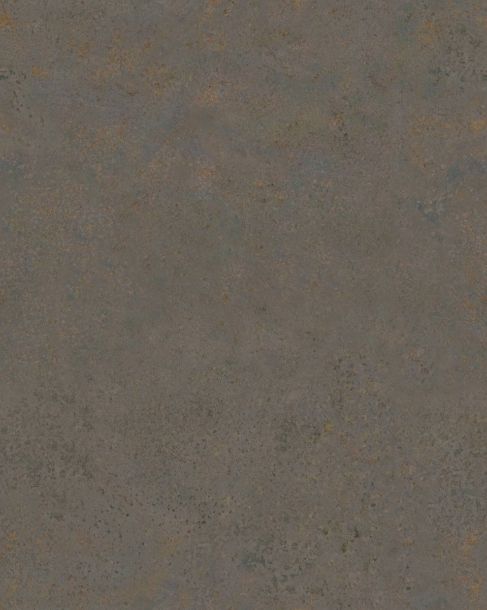 A seamless metal texture with thick mild steel corten sheets arranged in a None pattern