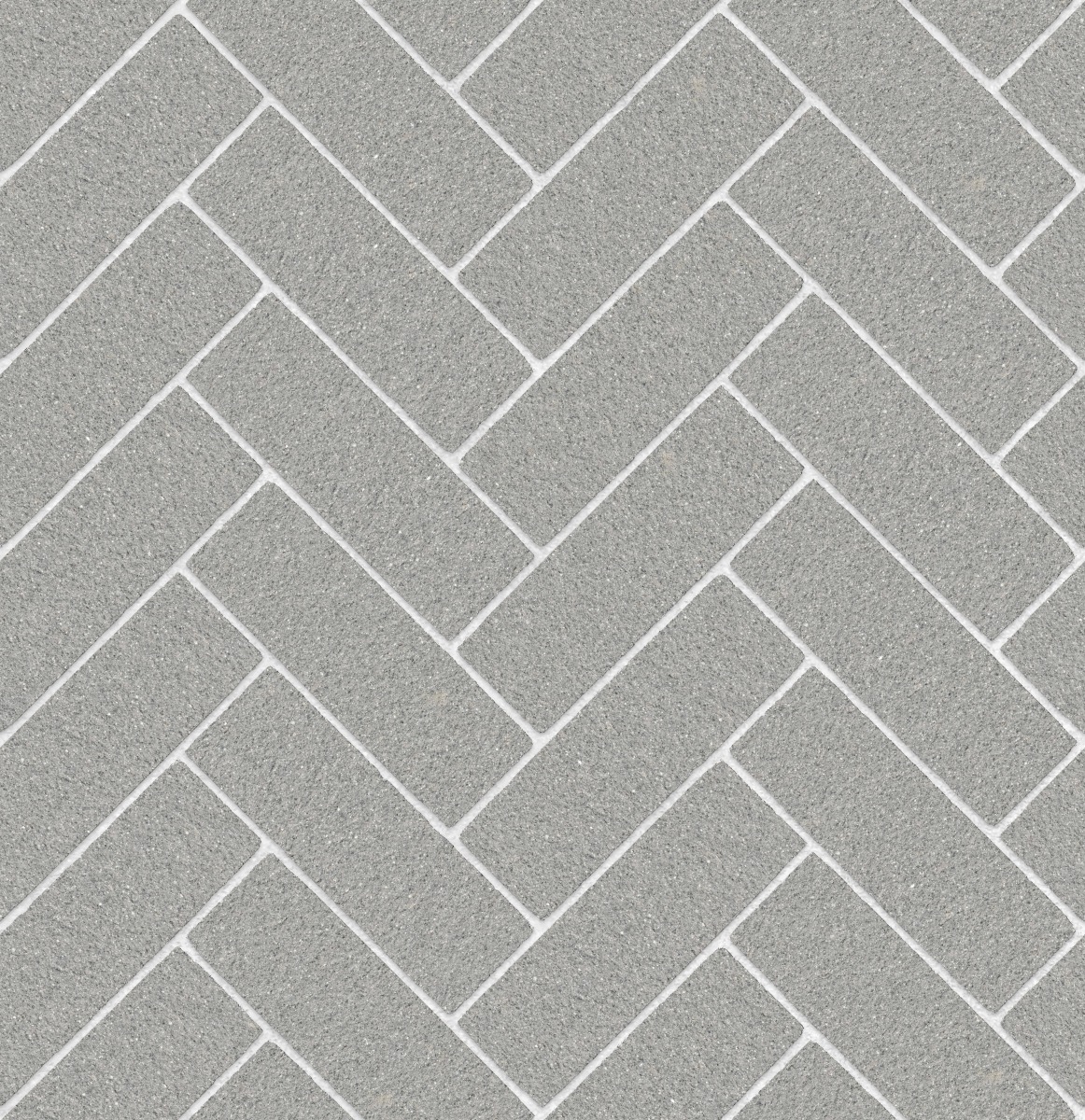 A seamless stone texture with light grey scottish whinstone blocks arranged in a Herringbone pattern