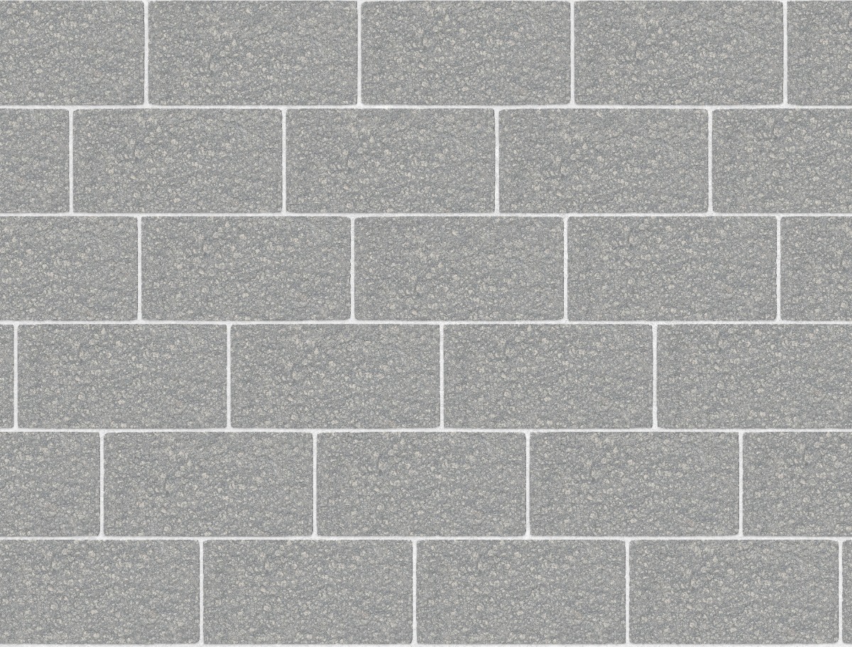 A seamless landscaping texture with scottish whinstone landscaping units arranged in a Staggered pattern