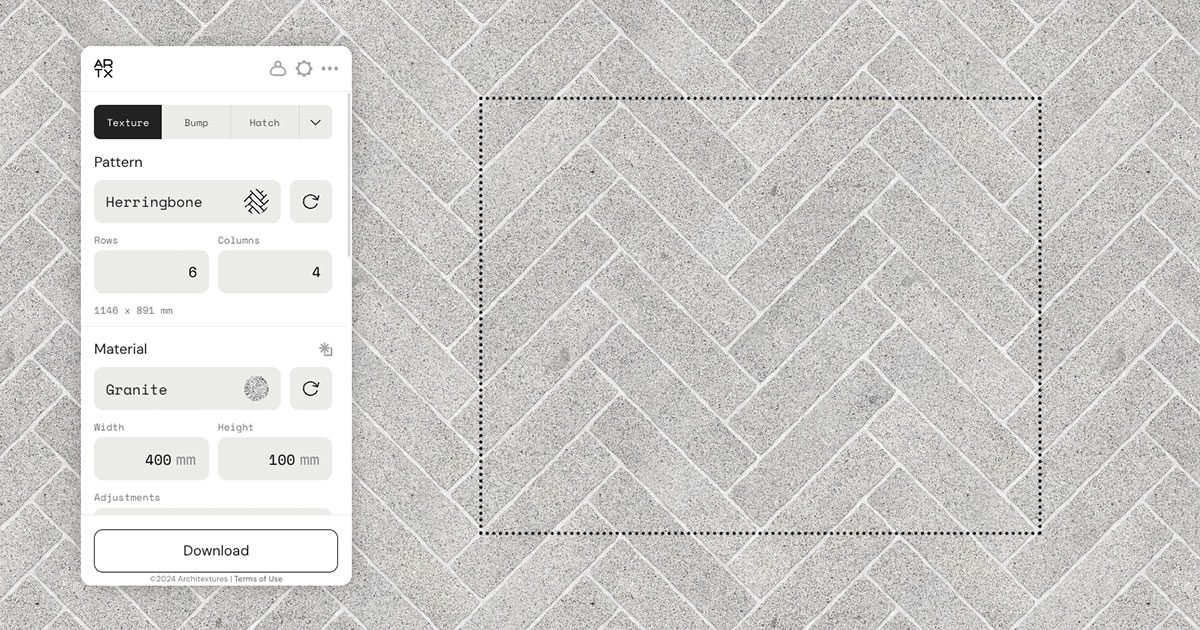 Architextures: Seamless Texture Generator