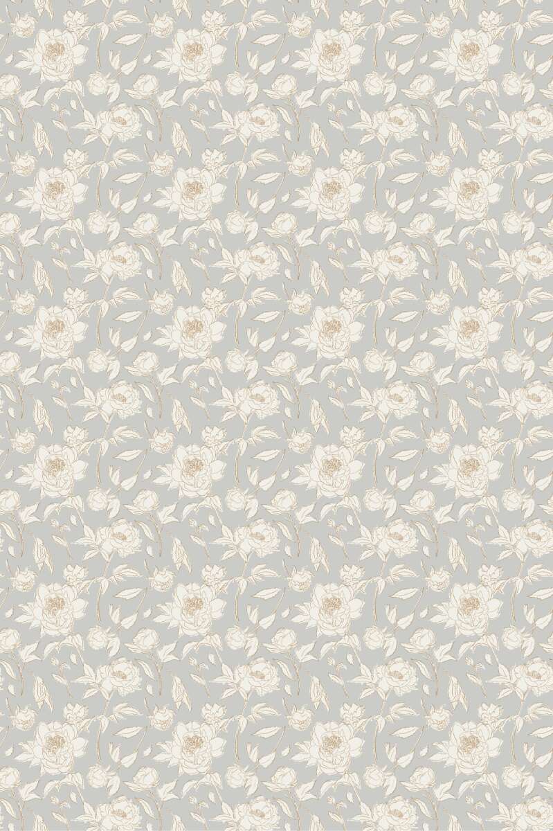 Sketched Peonies Wallpaper Stack 2436 x 3658 mm Love vs. Design texture.jpg
